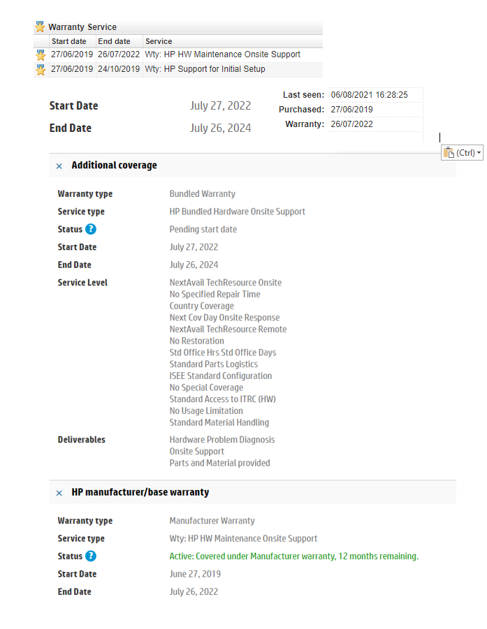 HP Warranty Scan Lansweeper Community 28656